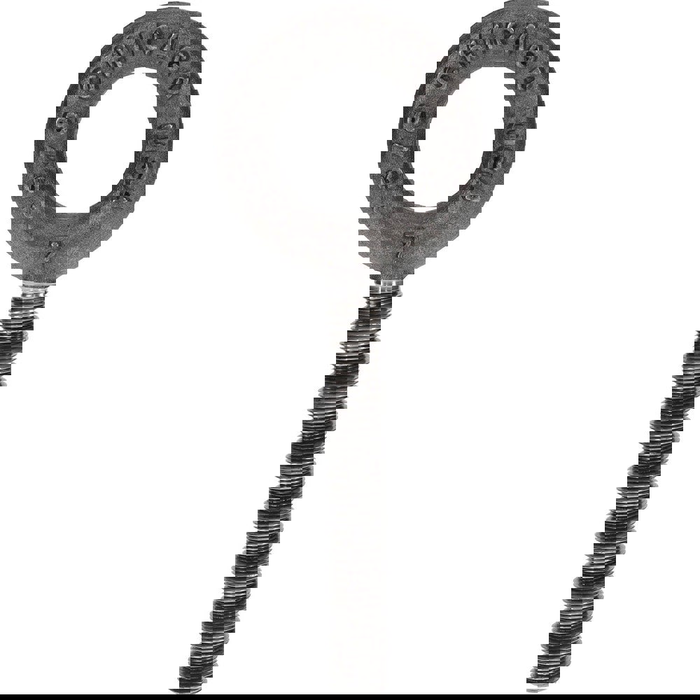 Fixed Lifting Eye Bolt: Without Shoulder, 4,000 lb Capacity, 5/8-11 Thread, Grade C-1035 Forged Steel